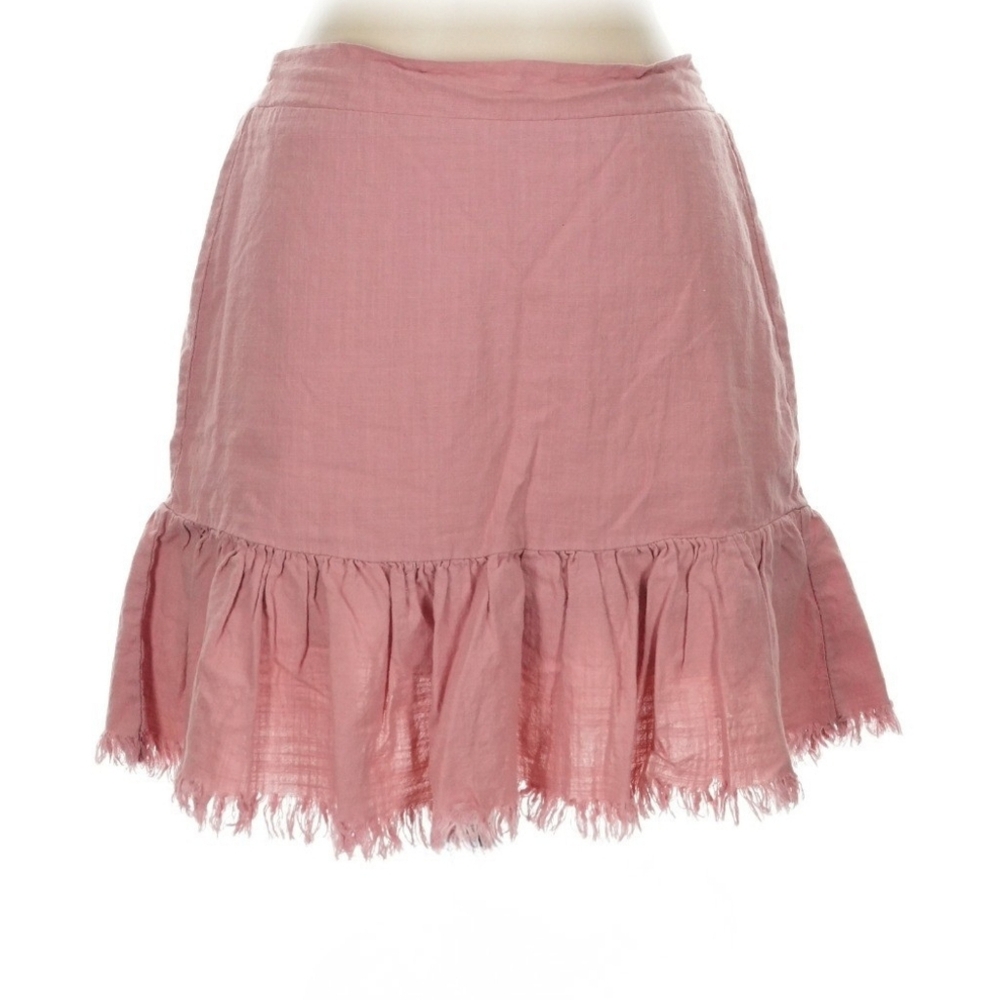 CALI 1850 NWT, Dusty Pink Lined Mini Skirt, Sz M, 100% Cotton
